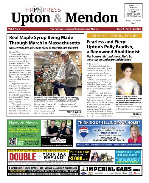 Upton & Mendon Free Press March 2023