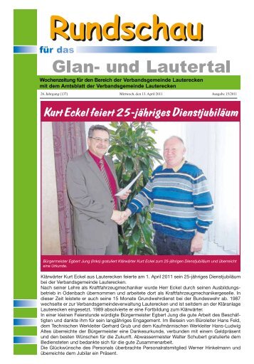 Amtsblatt KW15 - Verbandsgemeinde Lauterecken