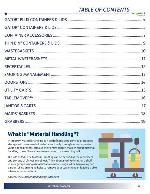 Receptacles & Material Handling (RECP2310)