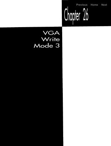 vga write mode 3