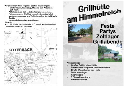 Grillhütte am Himmelreich