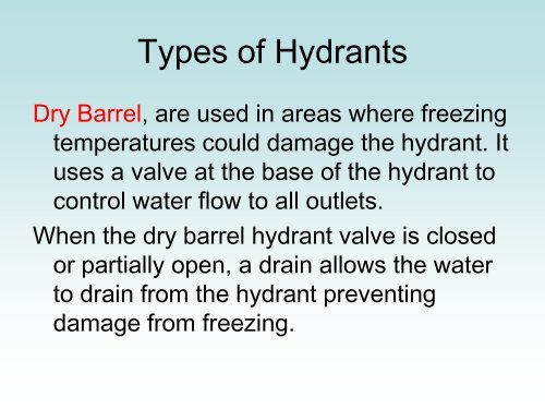 Fire Program Hydrant Flows & Calculations - First Nations (Alberta ...