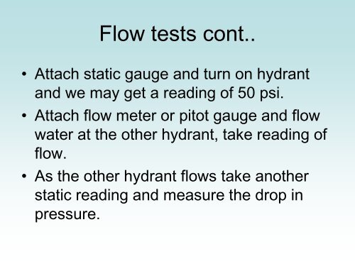 Fire Program Hydrant Flows & Calculations - First Nations (Alberta ...