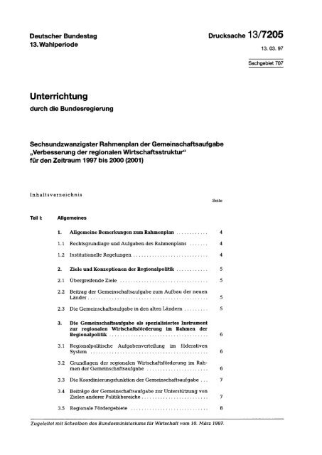 Unterrichtung - DIP - Deutscher Bundestag