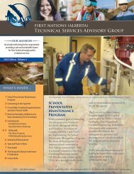 Technical Services Advisory Group - First Nations (Alberta ...