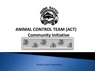 Siksika Animal Control - First Nations (Alberta) Technical Services ...