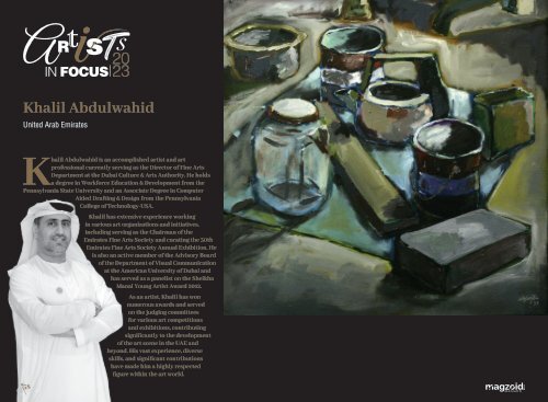 Artists in Focus 2023 - Coffee Table Book by Magzoid Magazine