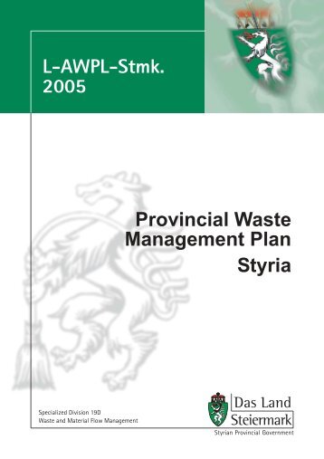 Provincial Waste Management Plan Styria - Abfallwirtschaft - Abfall ...