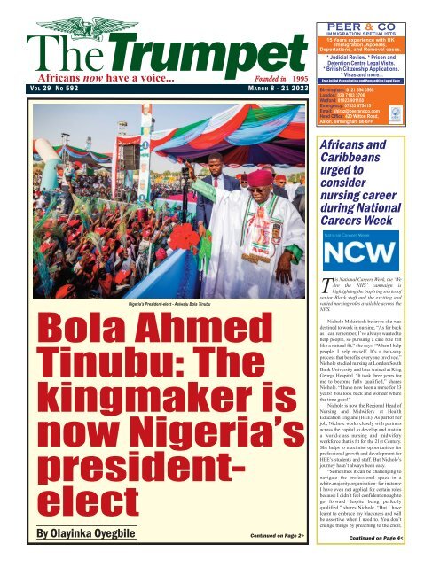 The Trumpet Newspaper Issue 592 (March 8 - 21 2023)