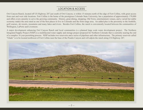 Owl Canyon Ranch Offering Brochure