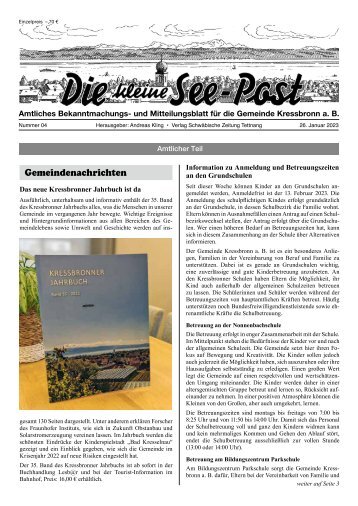 08.03.2023 Die kleine See-Post
