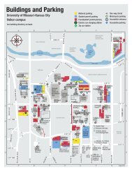 Volker Campus Map - University of Missouri - Kansas City