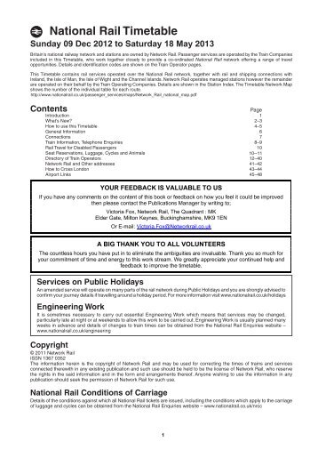 Commercial Information - May 2012 - Network Rail