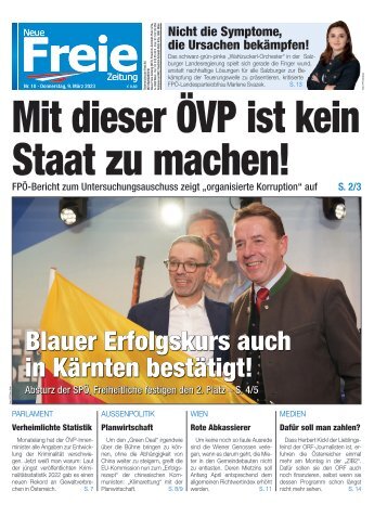 Mit dieser ÖVP ist kein Staat zu machen!