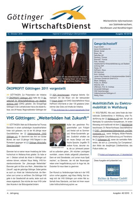 VHS Göttingen: „Weiterbilden hat Zukunft“ - LMC Logistik ...