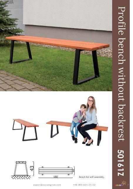 City benches NOVUM