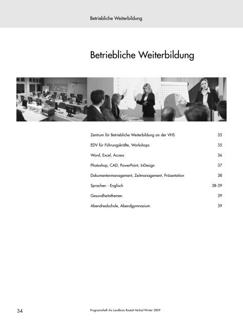 Abendrealschule - Abendgymnasium - VHS Landkreis Rastatt