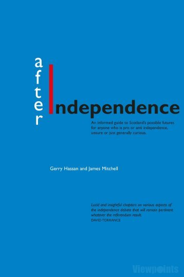 After Independence by Gerry Hassan and James Mitchell sampler