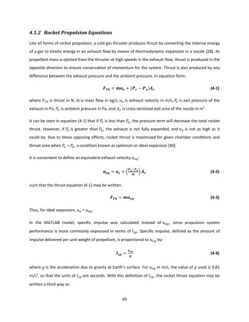 Development of a Cold Gas Propulsion System for the ... - SSL - MIT