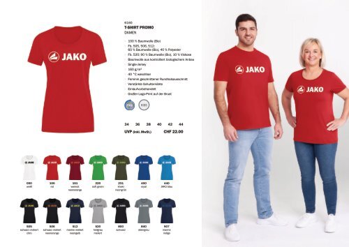 JAKO Corporate Teamwear Katalog 2023