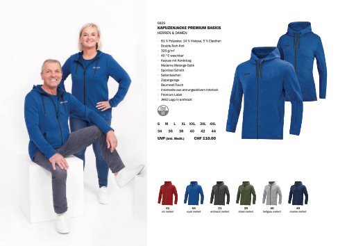 JAKO Corporate Teamwear Katalog 2023