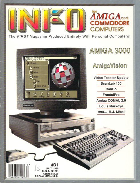 The FIRST Magazine Produced Entirely With Personal Computers!