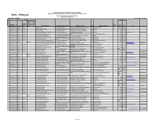 LOCALIDAD: MEXICALI 22 DE JUNIO DE 2007 ... - Transparencia