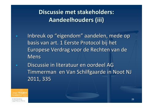 Discussie met stakeholders - Over Legal Houdini