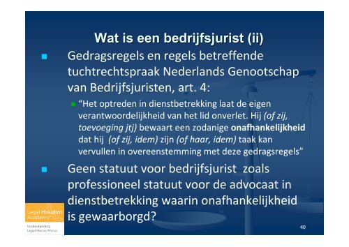 Discussie met stakeholders - Over Legal Houdini