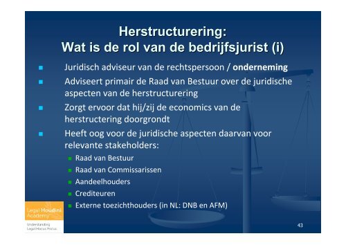 Discussie met stakeholders - Over Legal Houdini