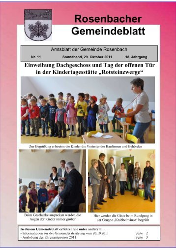 Rosenbacher Gemeindeblatt