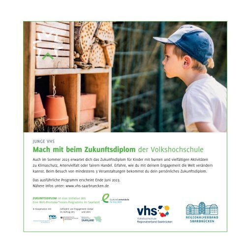 vhs Frühjahr/Sommer-Programm 2023