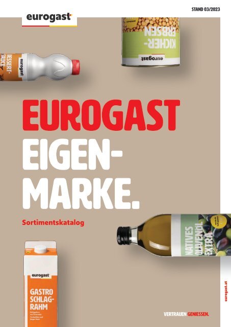 Eurogast Eigenmarkenkatalog 03-2023