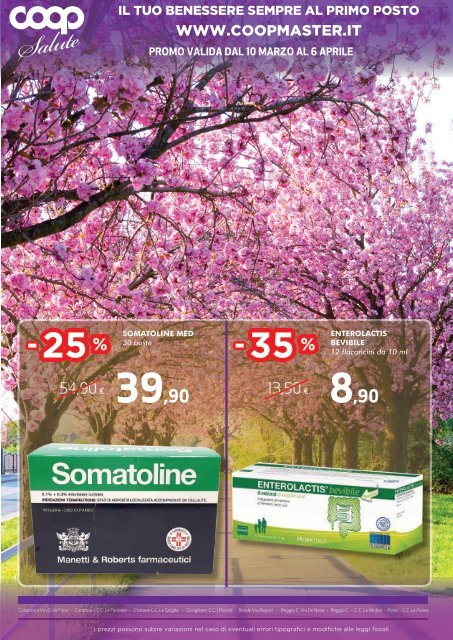 Volantino coop salute dal 10 marzo 6 aprile