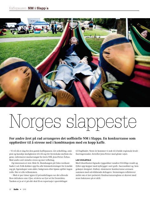KAFFE utgave 2 - Norsk Kaffeinformasjon