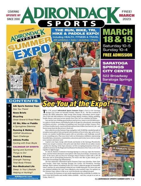Adirondack Sports March 2023
