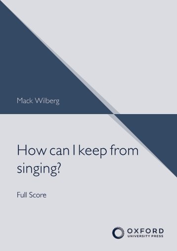Mack Wilberg - How Can I Keep from Singing?