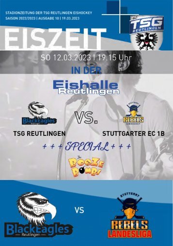 TSG Black Eagles vs EC Stuttgart 1b Rebels 12 03 2023 