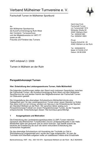 Verband Mülheimer Turnvereine e. V. - Turnerschaft Saarn