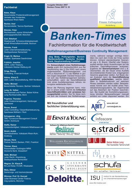 Banken-Times - Grigg Consulting