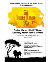 Lion King Program March 2023