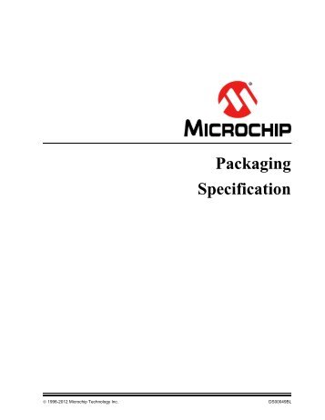 Microchip Packaging Specification