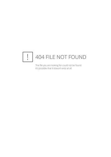 2nd SR Germany German annexes - 404 Page not found