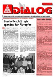 Dialog Ausgabe Februar 2005 - IG Metall Stuttgart