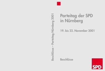 Parteitag der SPD in Nürnberg