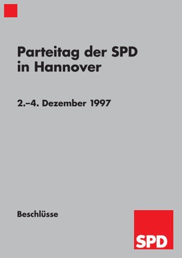 Parteitag der SPD in Hannover