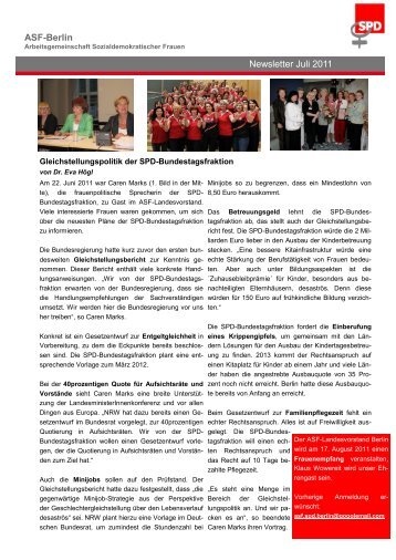ASF-Berlin Newsletter Juli 2011