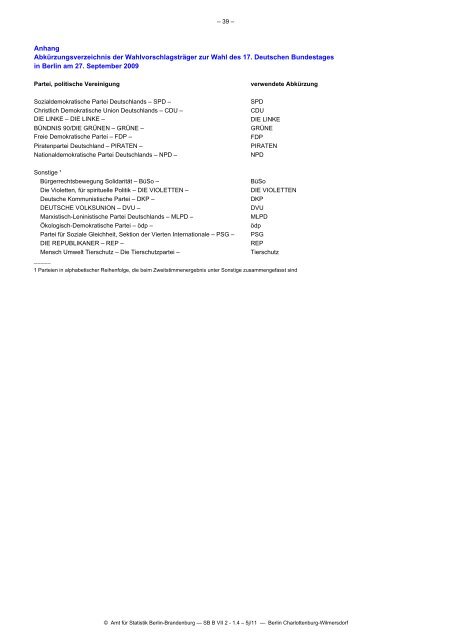 statistik - Die Landeswahlleiterin für Berlin