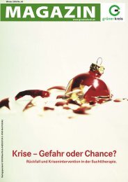 MAGAZIN Krise – Gefahr oder Chance? - Grüner Kreis