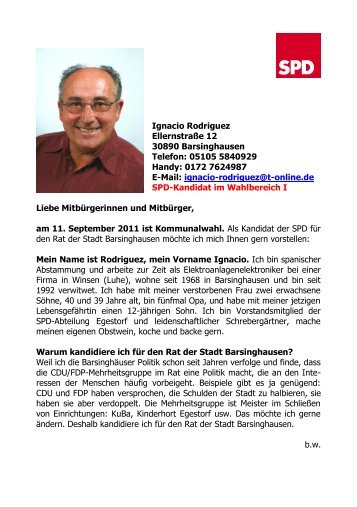 ignacio-rodriguez@t-on - SPD Barsinghausen
